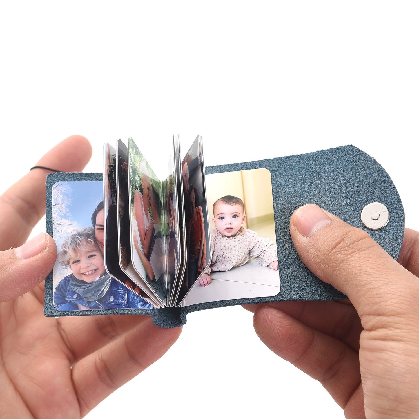 💕Mothers day gift Personalised Mini Photo Album Keychain