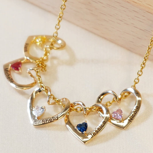 💕Heart of Love Birthstone Necklace for lover
